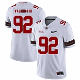 Ohio State Buckeyes 92 Adolphus Washington White Diamond Nike Logo College Football Jersey Dzhi,baseball caps,new era cap wholesale,wholesale hats